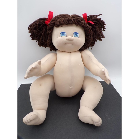 None Toys Vintage Cabbage Patch Doll Soft Face Sculptured Body